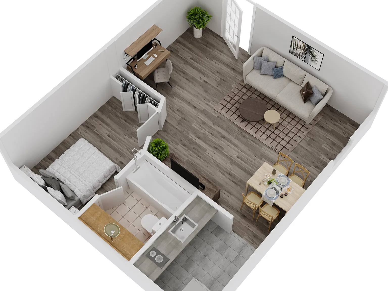 1 bed, 336 sqft, $1,479 — Photo 2