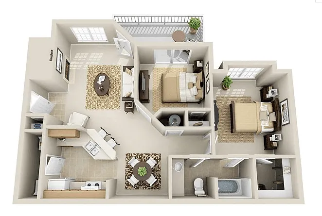 Floor plan The Georgetown
