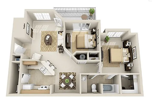 Floor plan The Georgetown
