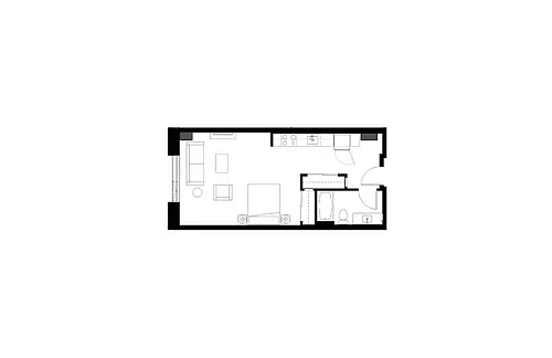 Floor plan Studio