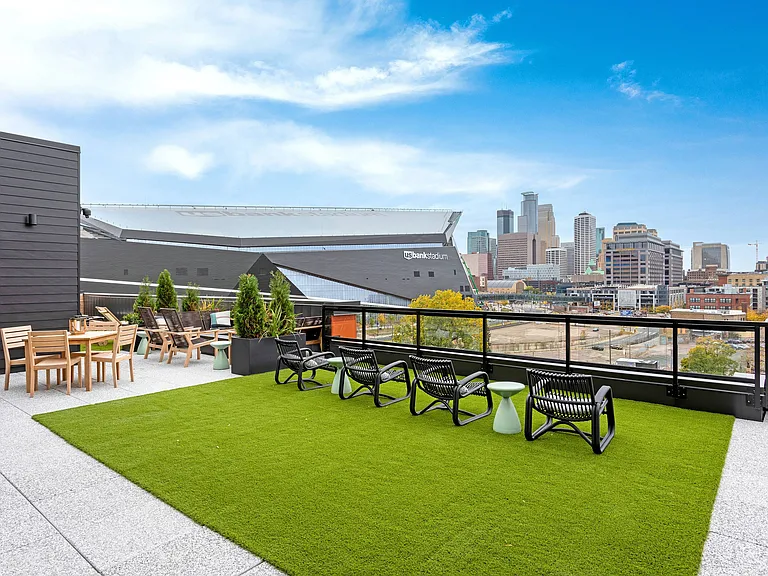 Soak up skyline views from your private rooftop escape.