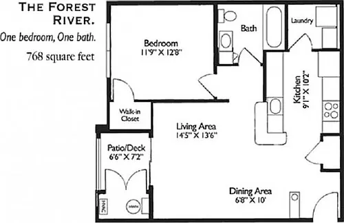 Floor plan The Forest River