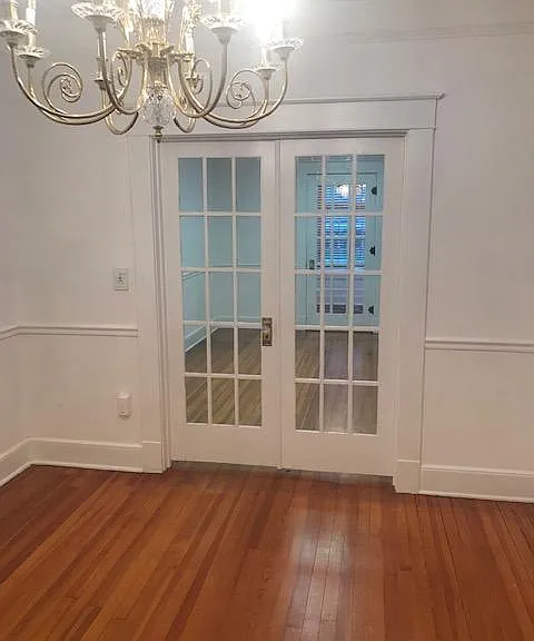newly refinished hardwood floors