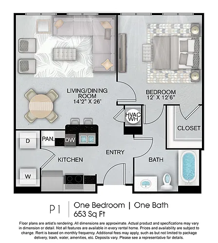 Floor plan P1