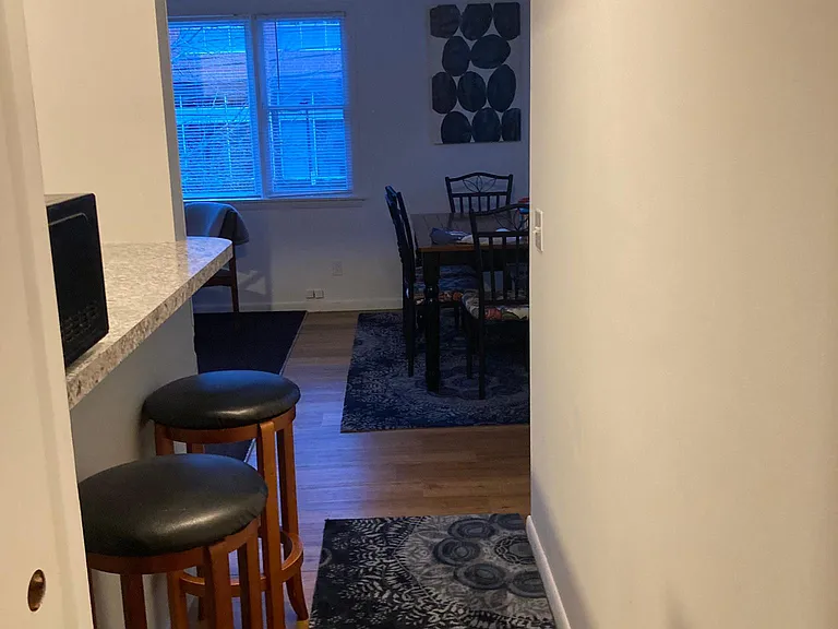 Hall from bedroom to living area