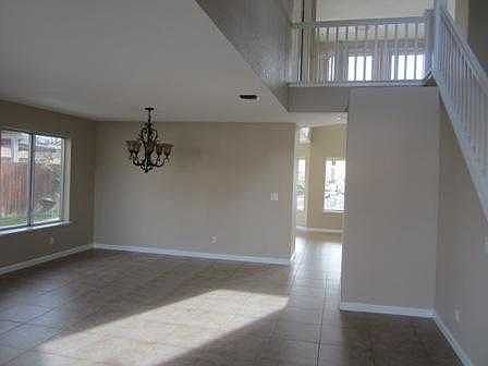 Living room, dining room, stairway