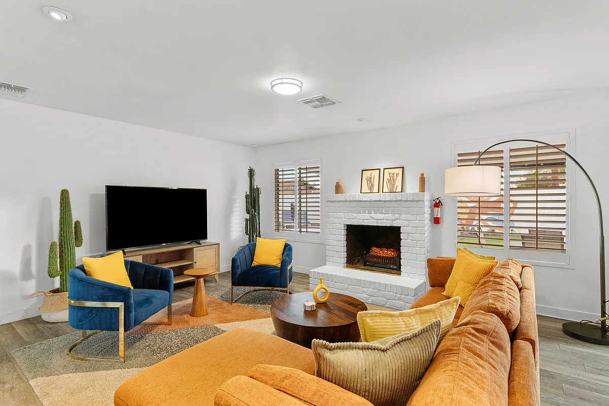 Spacious Open Living Room - 8619 E El Charro Ln