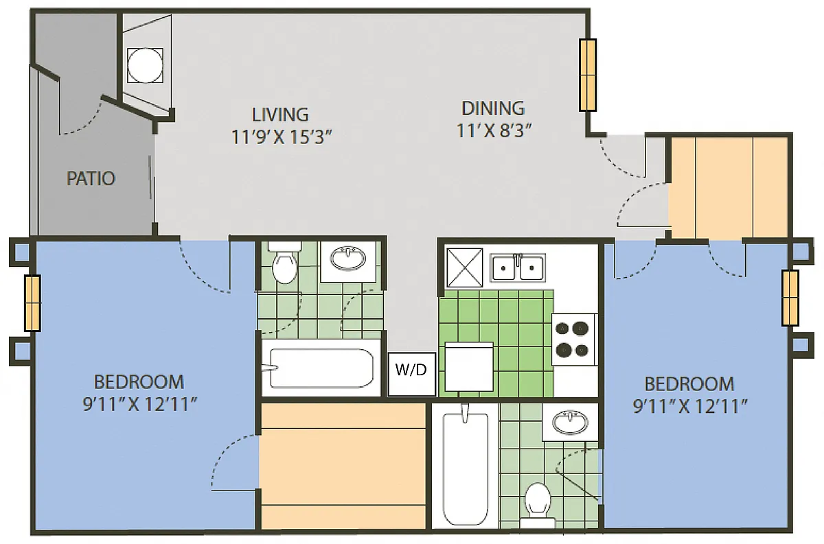 Floor plan B2R