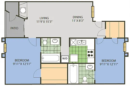 Floor plan B2R