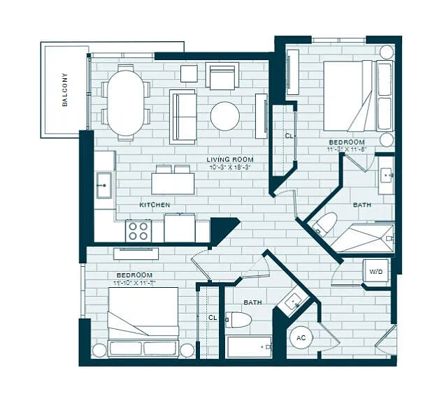 Floor plan B6