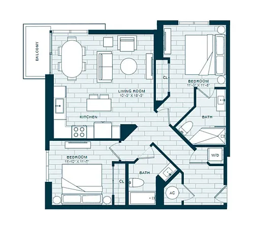 Floor plan B6
