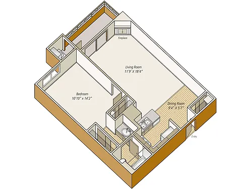 Floor plan A1R