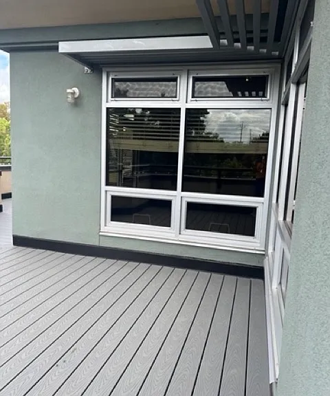 New Deck and balcony