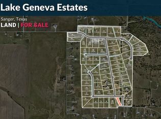 Lake Geneva Ests, Sanger, TX 76266