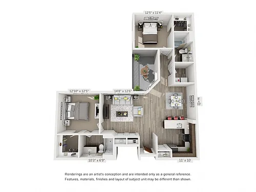 Floor plan Red River