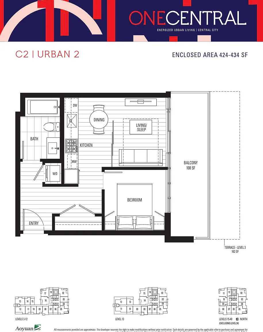 1 bed, 431 sqft, $1,900 — Photo 2