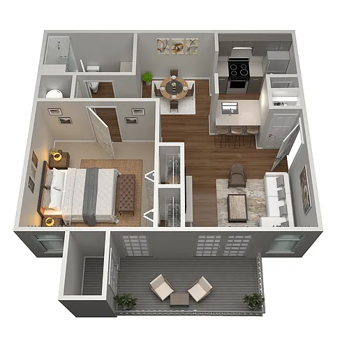 Floor plan A1 - Northside