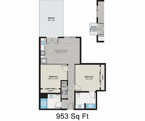 Floor plan Washington I & II