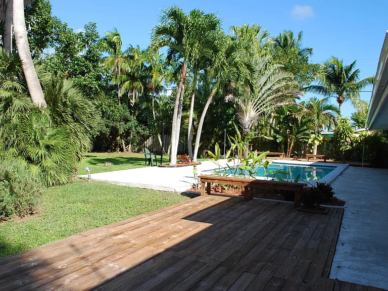 Deck outside master bedroom