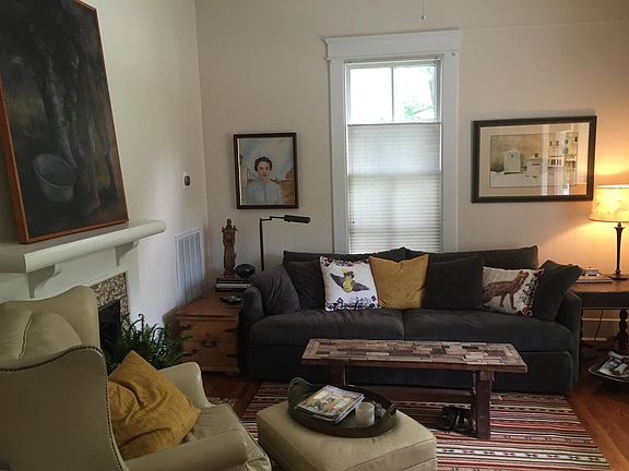 The living room but others have used the dining room as the living room...your choice.