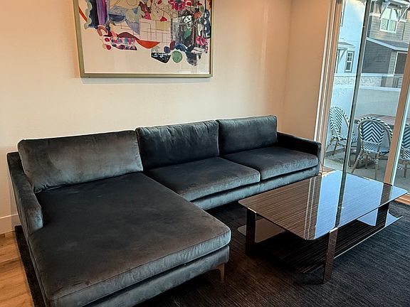 Couch in the living room