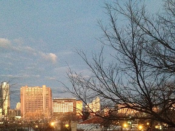 Downtown View from Balcony