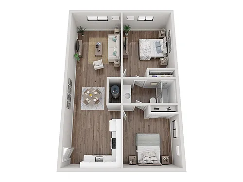 Floor plan 2 Bedroom