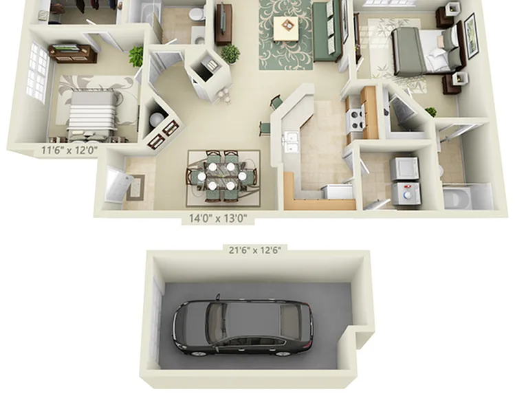 1183 Sq Ft 1183 Sq Ft
