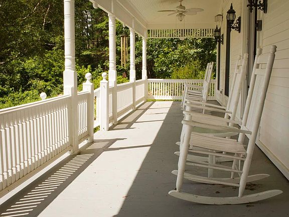 Front porch to enjoy Vermont's long summer days