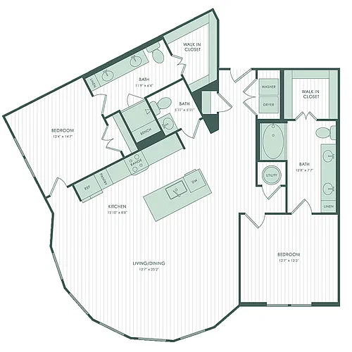 Floor plan B7