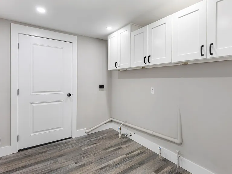 Laundry room - door shown leads to garage