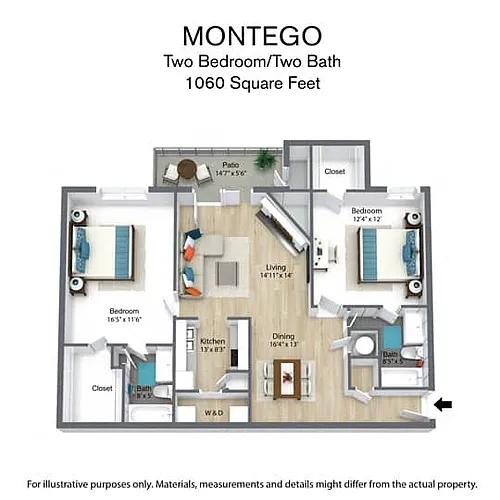 Floor plan Montego