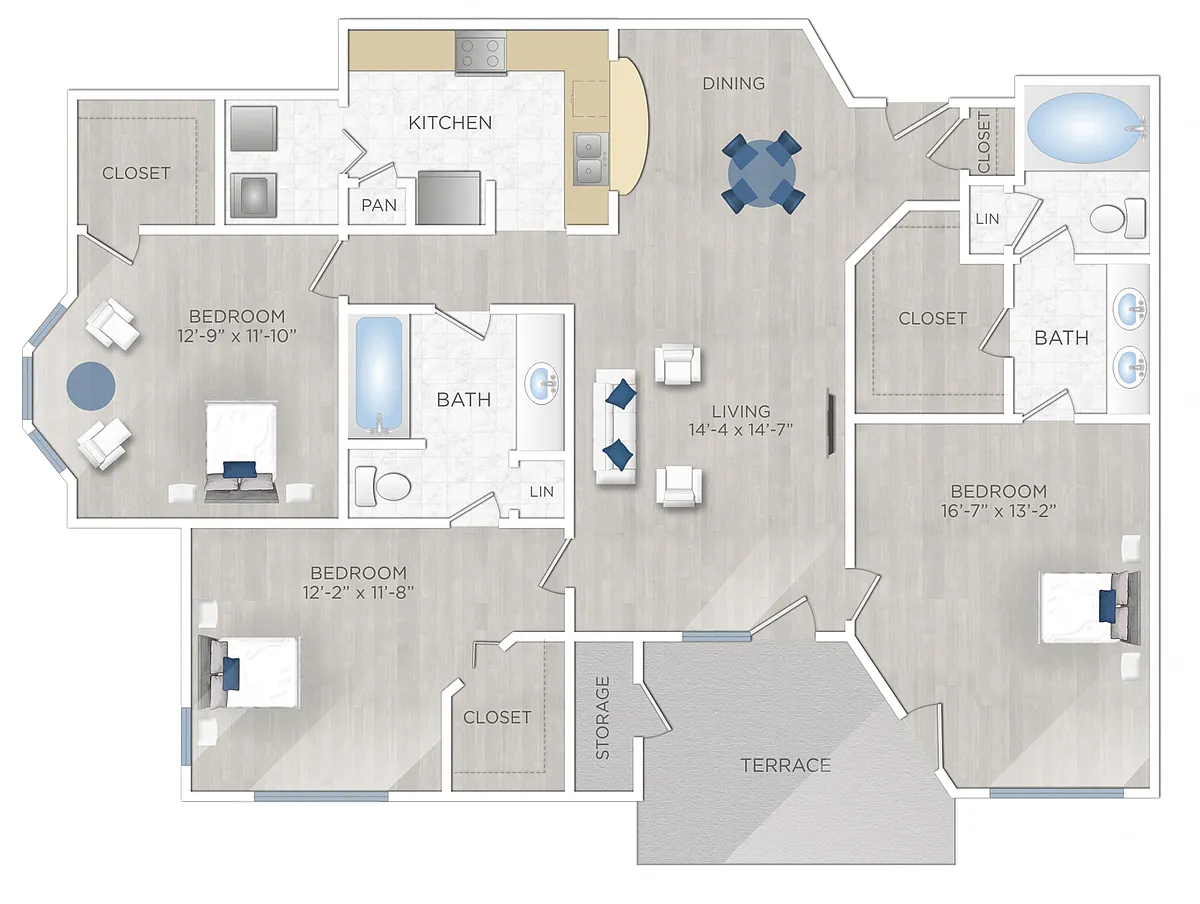 Floor plan LE CAPRI (C1)