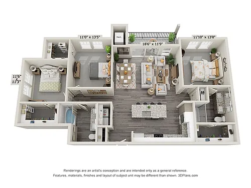 Floor plan C1