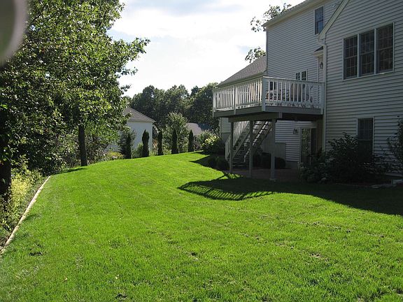 Private rear yard