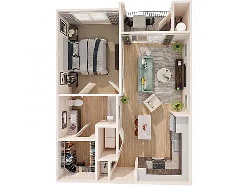 Floor plan Harmony 2 (Bathtub)