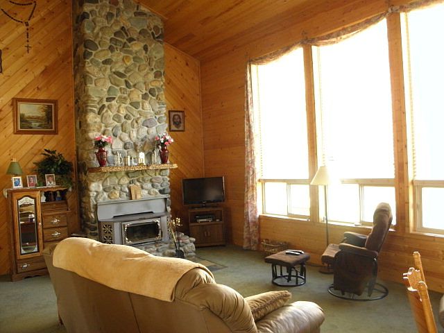 Stone Fireplace