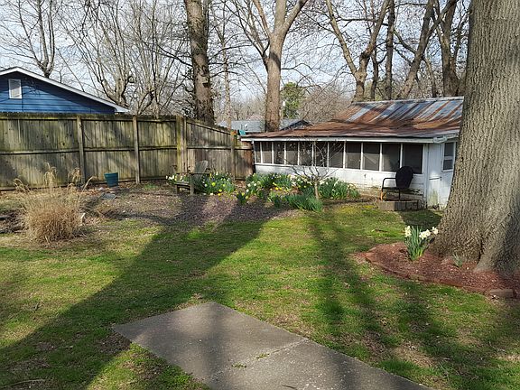 Privacy fenced back yard
