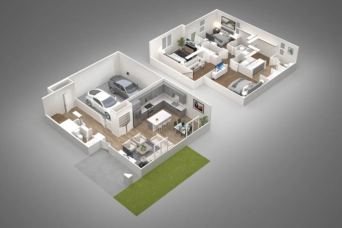 Floor plan 3 Bed/2.5 Bath