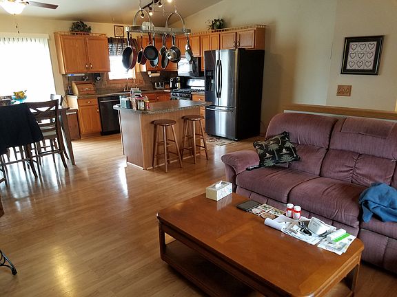 Upstairs living room kitchen