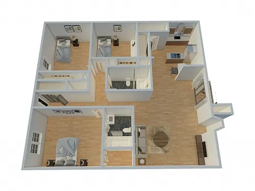 Floor plan 3X2 B