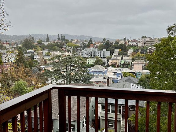 Private deck with views of Oakland foothills