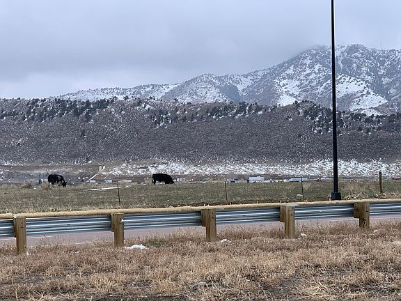 Looking west to Red Rocks