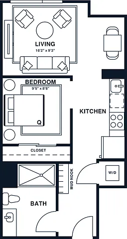 A2U | 1x1 | 488 sq ft A2U | 1x1 | 488 sq ft
