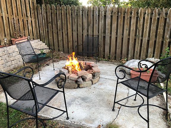 Fire pit area