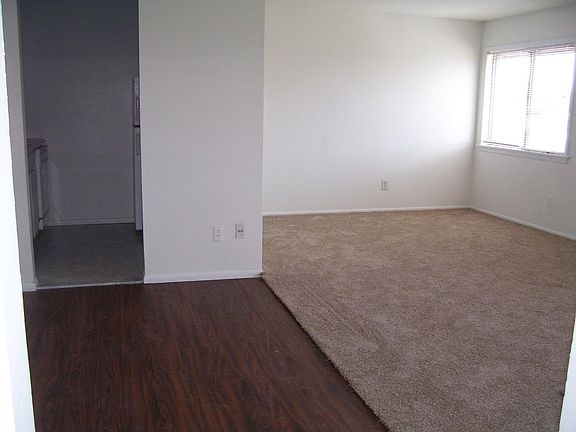 living room with dining area