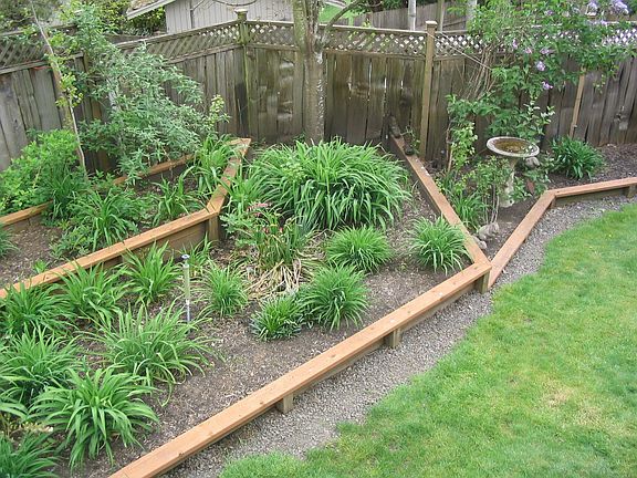 Garden area in back yard looking SE