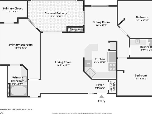 3rd image of 2050 W Warm Springs Rd Unit 1111
