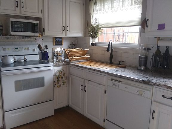 Morning sunlit kitchen
