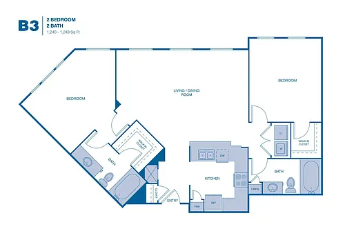 Floor plan B3